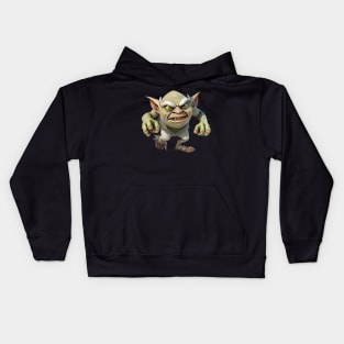 green giant-green goblin Kids Hoodie